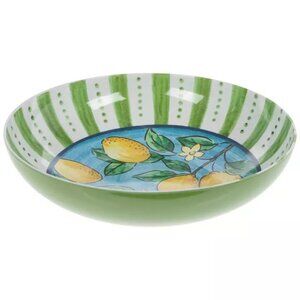 Lemons On Branch Serving Bowl NWT